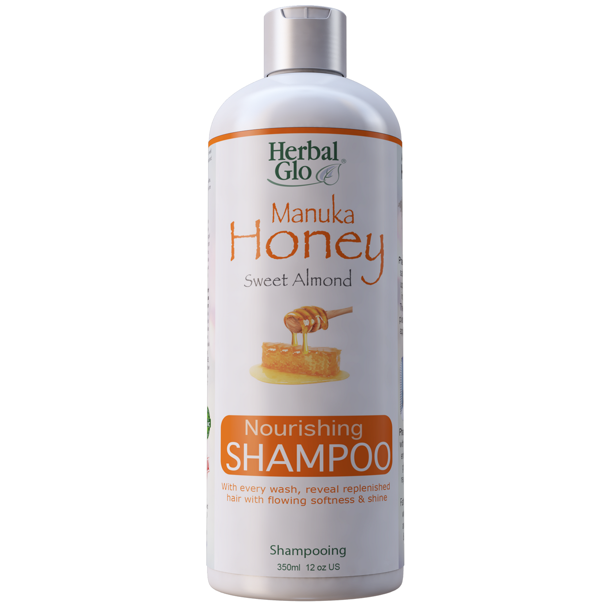 Herbal Glo Botanical Shampoo, Manuka Honey & Sweet Almond