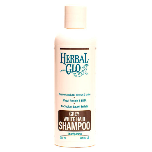Herbal Glo Grey & White Hair Shampoo & Conditioner, Shampoo 250ml