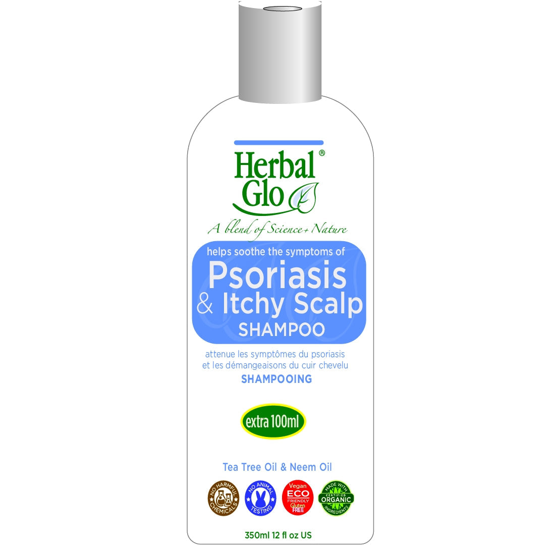 Herbal Glo Proscalp Shampoo & Conditioner, Shampoo 350ml