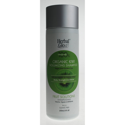 Herbal Glo Organic Kiwi Shampoo & Conditioner, Volumizing Shampoo 250ml
