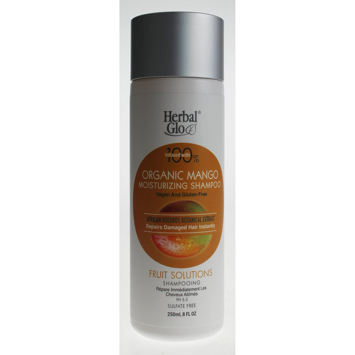 Herbal Glo Organic Mango Shampoo & Conditioner, Moisturizing Shampoo 250ml