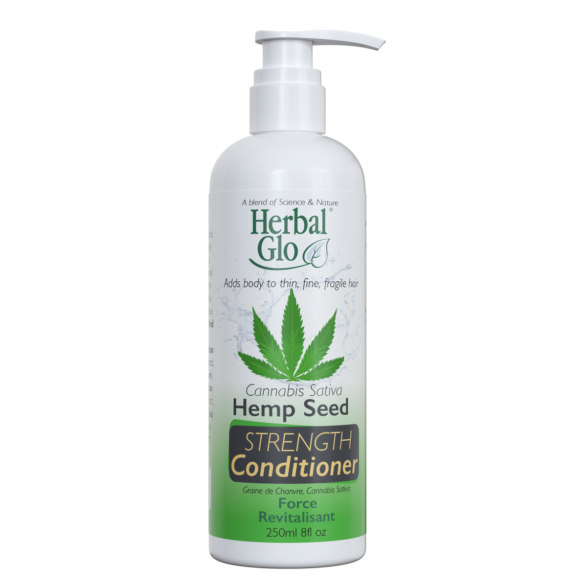 Herbal Glo Hemp STRENGTH Shampoo & Conditioner, Conditioner 250ml