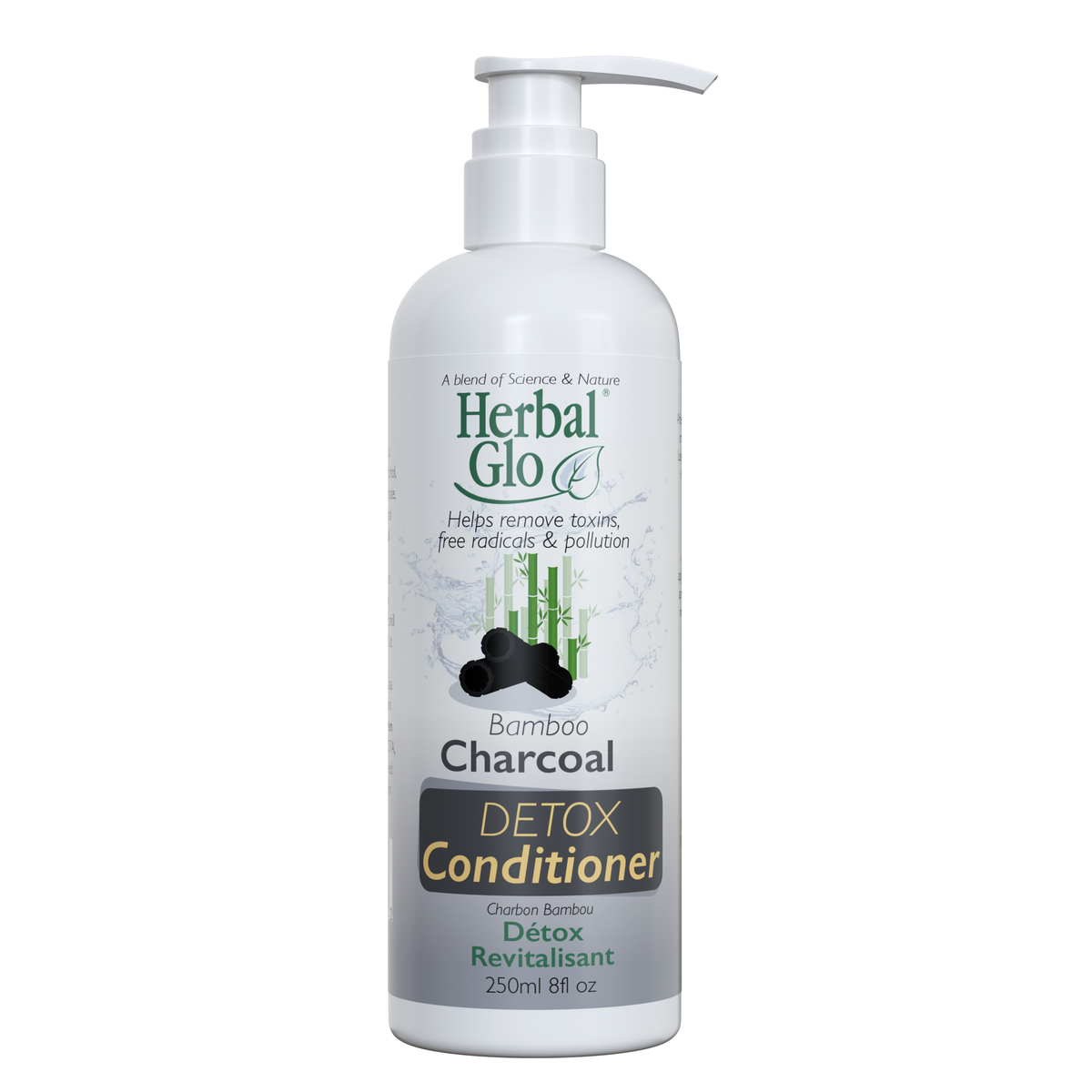 Herbal Glo Charcoal DETOX Shampoo & Conditioner, Conditioner 250ml