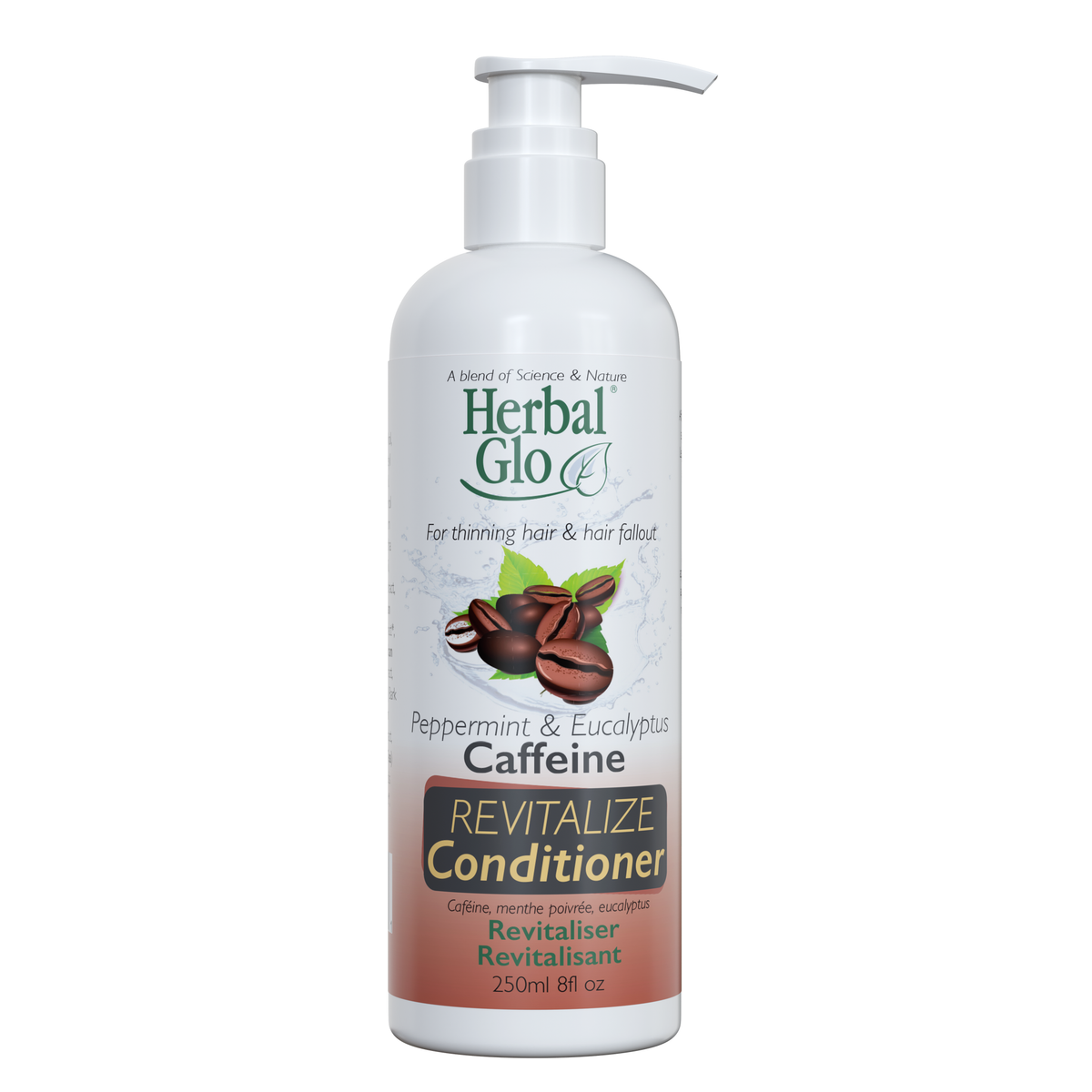 Herbal Glo Caffeine REVITALIZE Shampoo & Conditioner, Conditioner 250ml