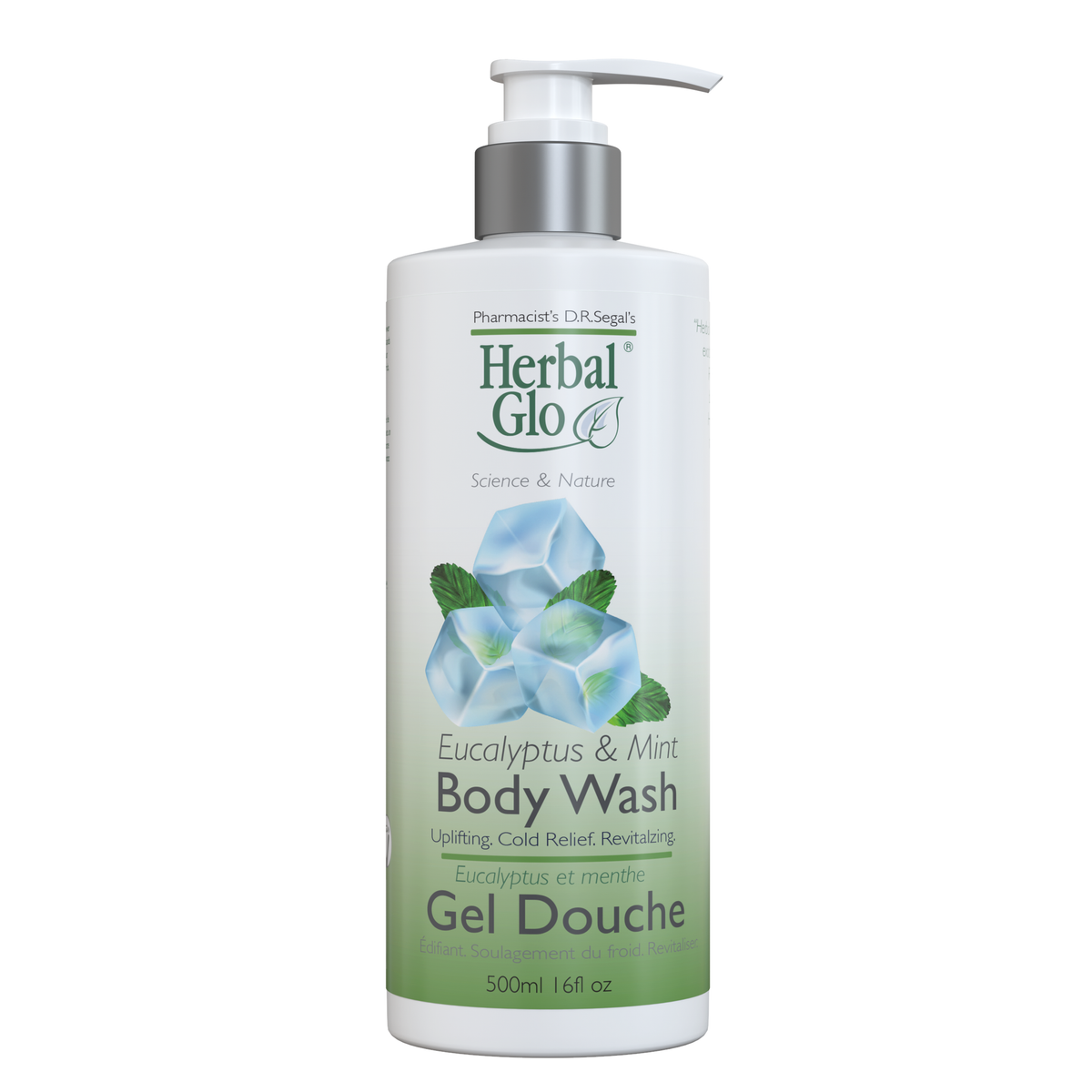 Herbal Glo Hand & Body Wash, Eucalyptus Mint
