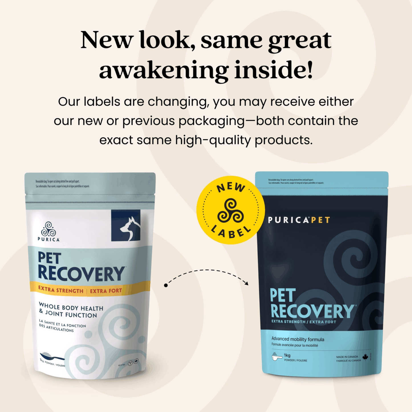 1kg | Purica Pet Recovery Extra Strength Powder New Look
