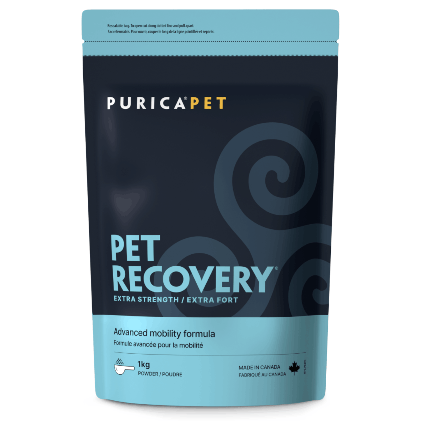 1kg | Purica Pet Recovery Extra Strength Powder