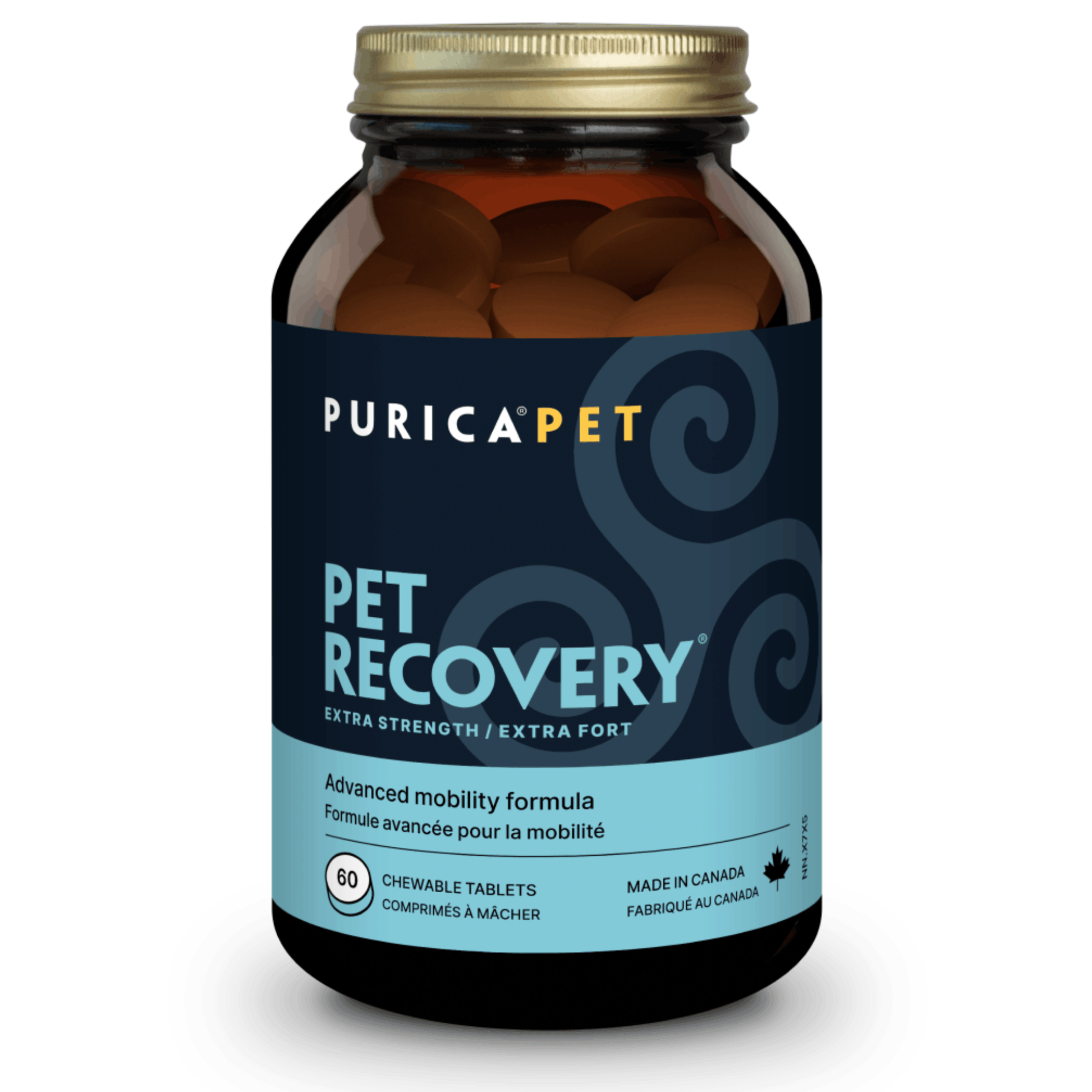 60 Chewable Tablets | Purica Pet Recovery Extra Strength
