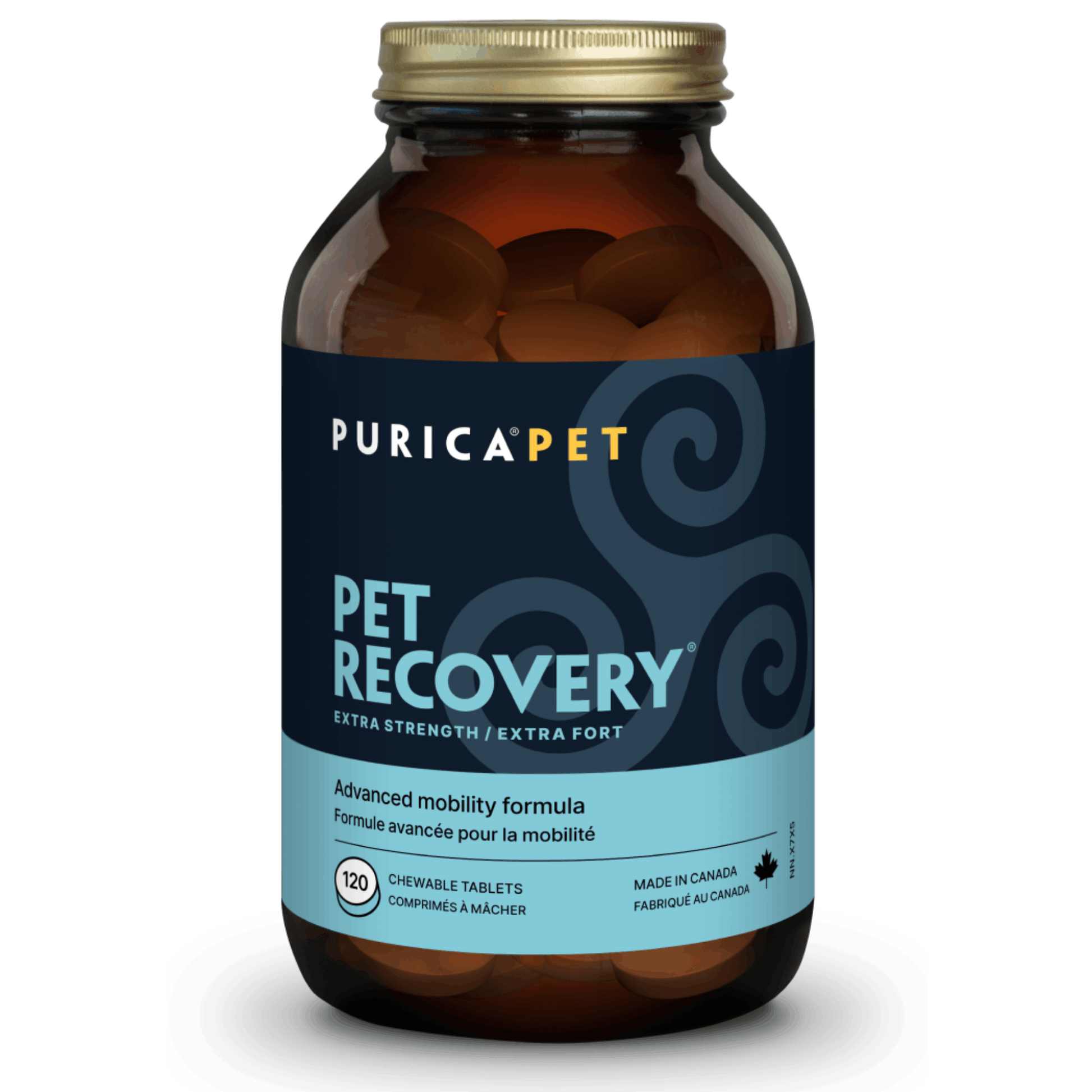 120 Chewable Tablets | Purica Pet Recovery Extra Strength