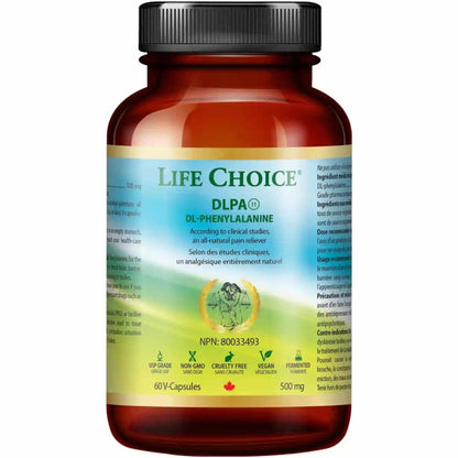 60 V-Capsules | Life Choice DLPA DL-Phenylalanine