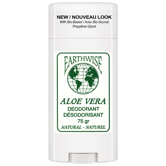 Earthwise Natural Deodorant Stick Aloe Vera (Unscented)