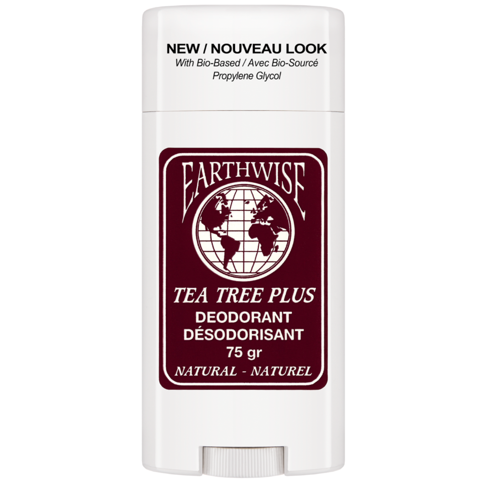 Earthwise Natural Deodorant Stick Tea Tree Plus