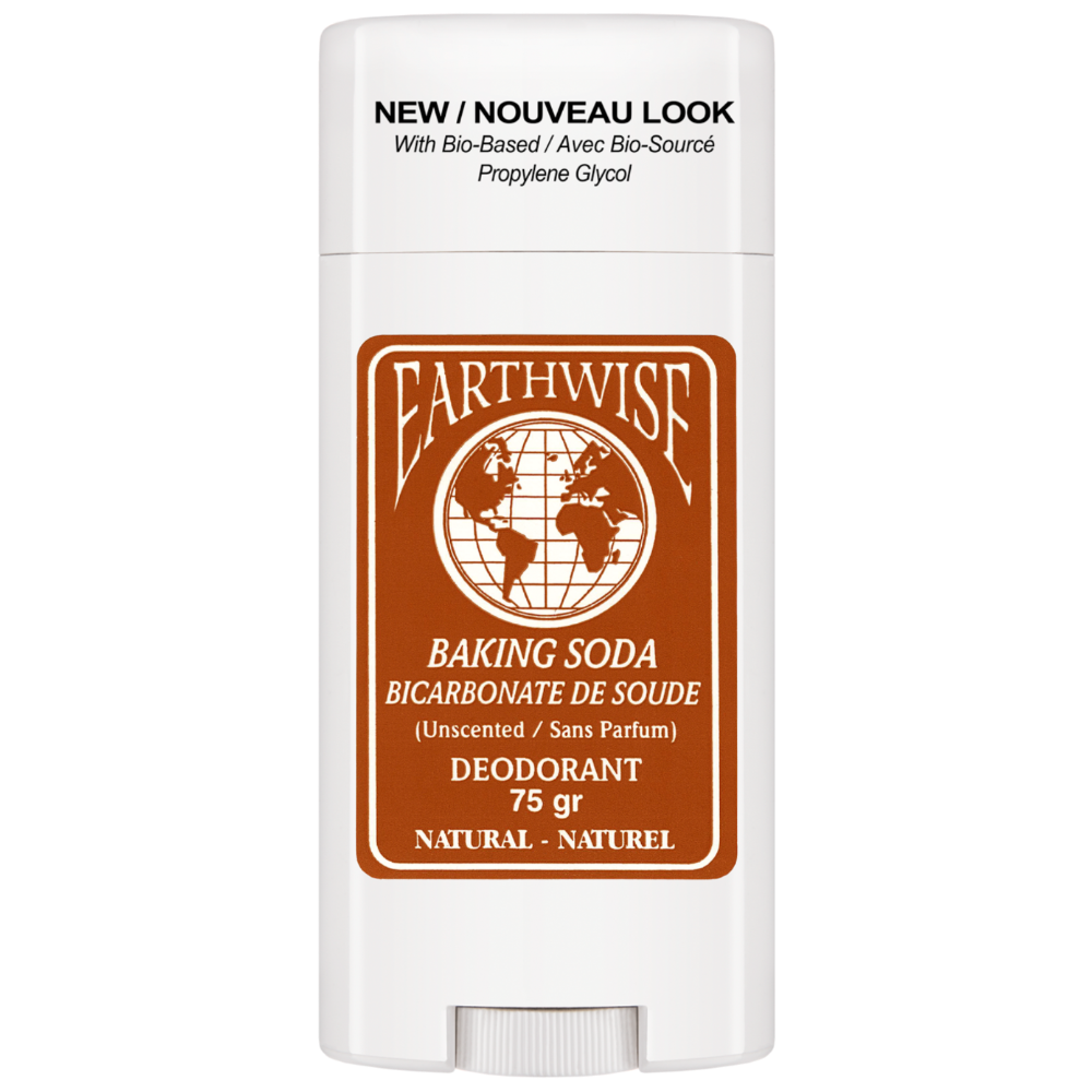 Earthwise Baking Soda Plus Deodorant Stick, Unscented