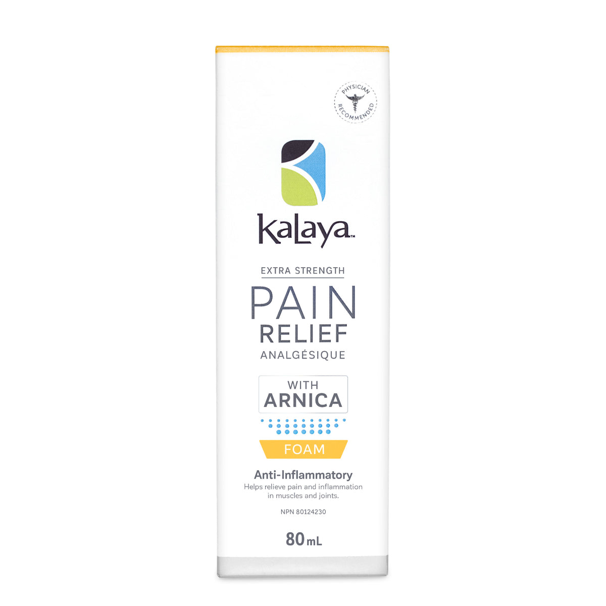 KaLaya Extra Strength Pain Relief Foam with Arnica
