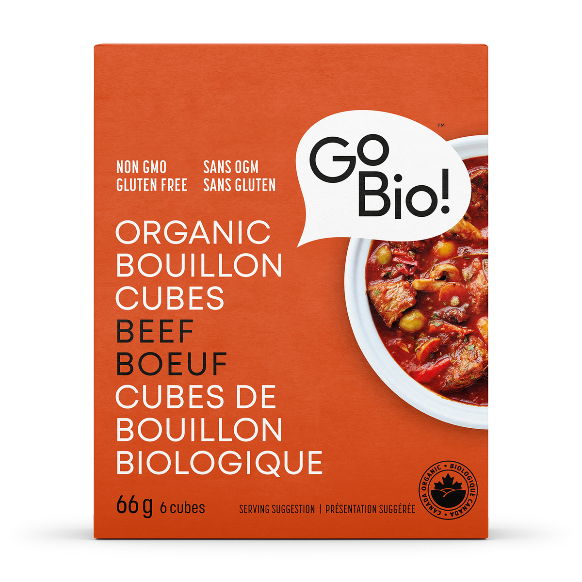 GoBIO! Organic Beef Bouillon Cubes