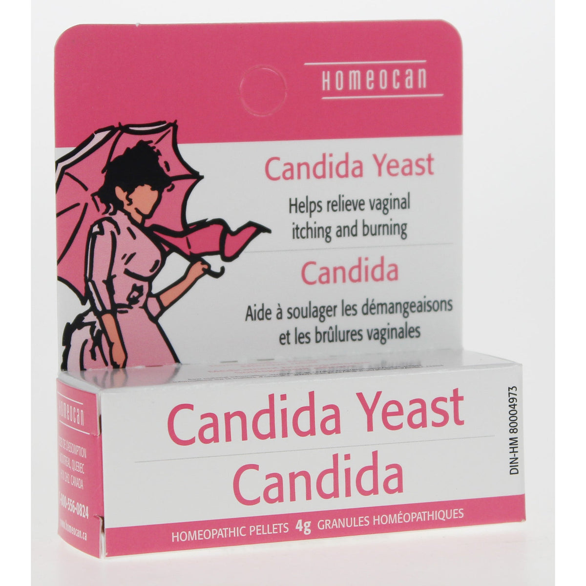 Homeocan Candida Yeast Pellets, Homeopathic Combination Remedy, 4g