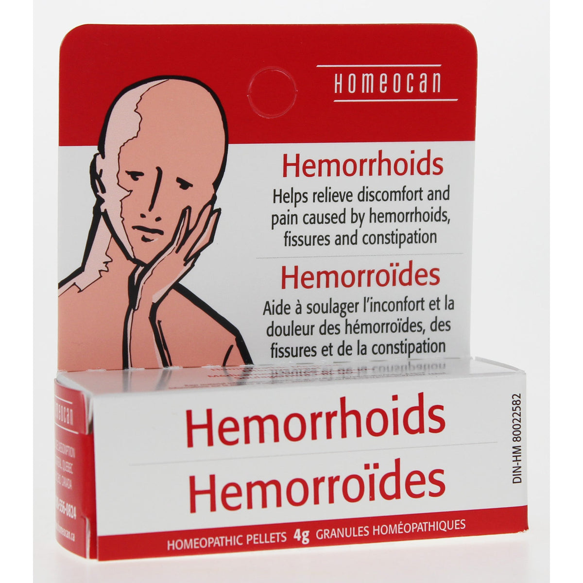 Homeocan Hemorrhoids Pellets, Homeopathic Combination Remedy, 4g