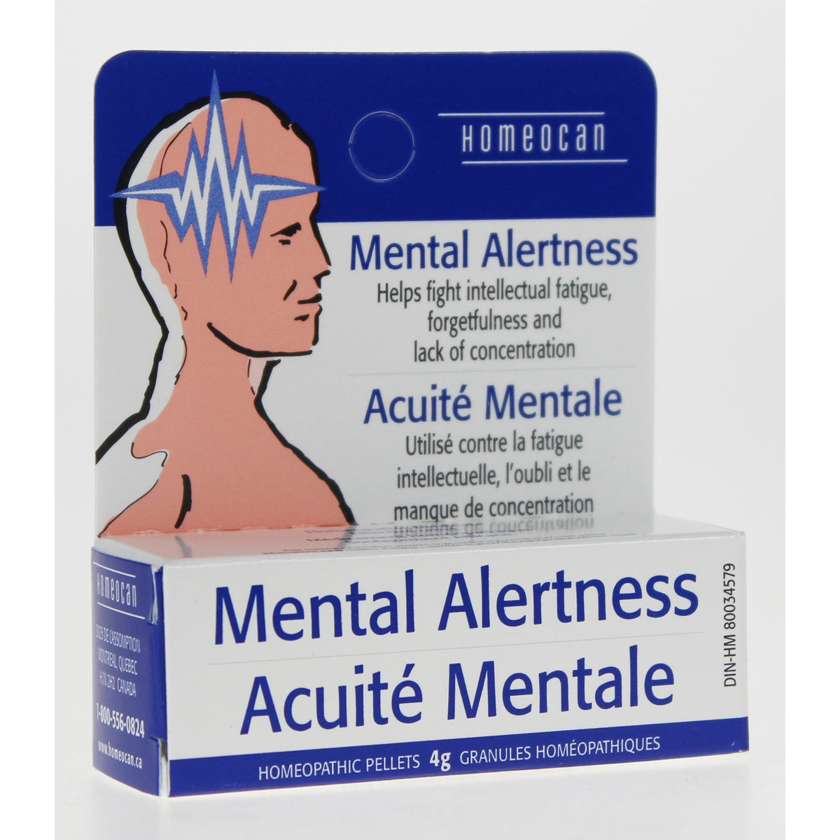 Homeocan Mental Alertness Pellets, Homeopathic Combination Remedy, 4g
