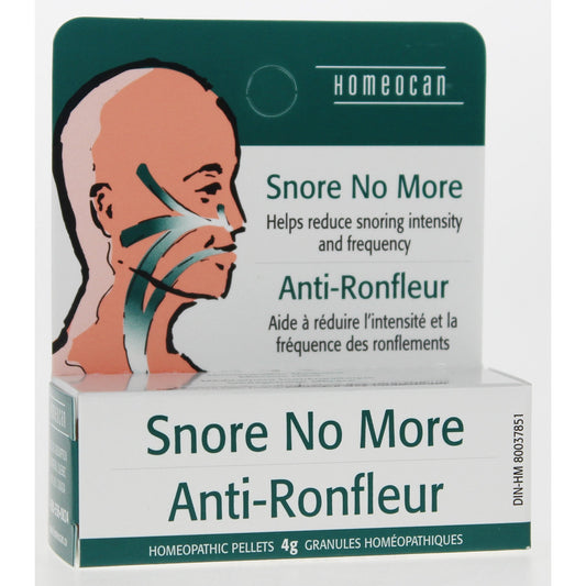 Homeocan Snore No More Pellets, Homeopathic Combination Remedy, 4g