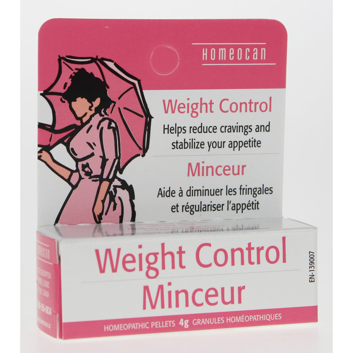 Homeocan Weight Control Pellets, Homeopathic Combination Remedy, 4g