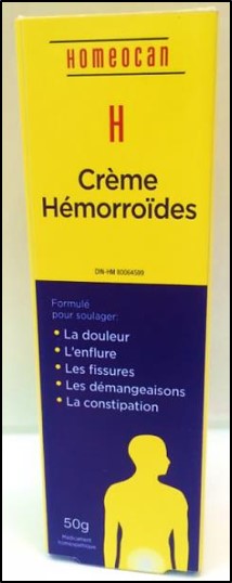 Homeocan Hemorrhoid Cream