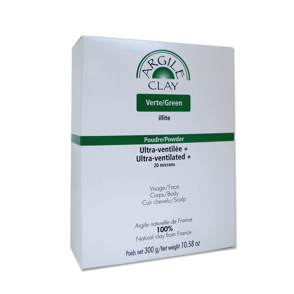Homeocan Green Illite Clay Ultra-Ventilated Powder, 300g