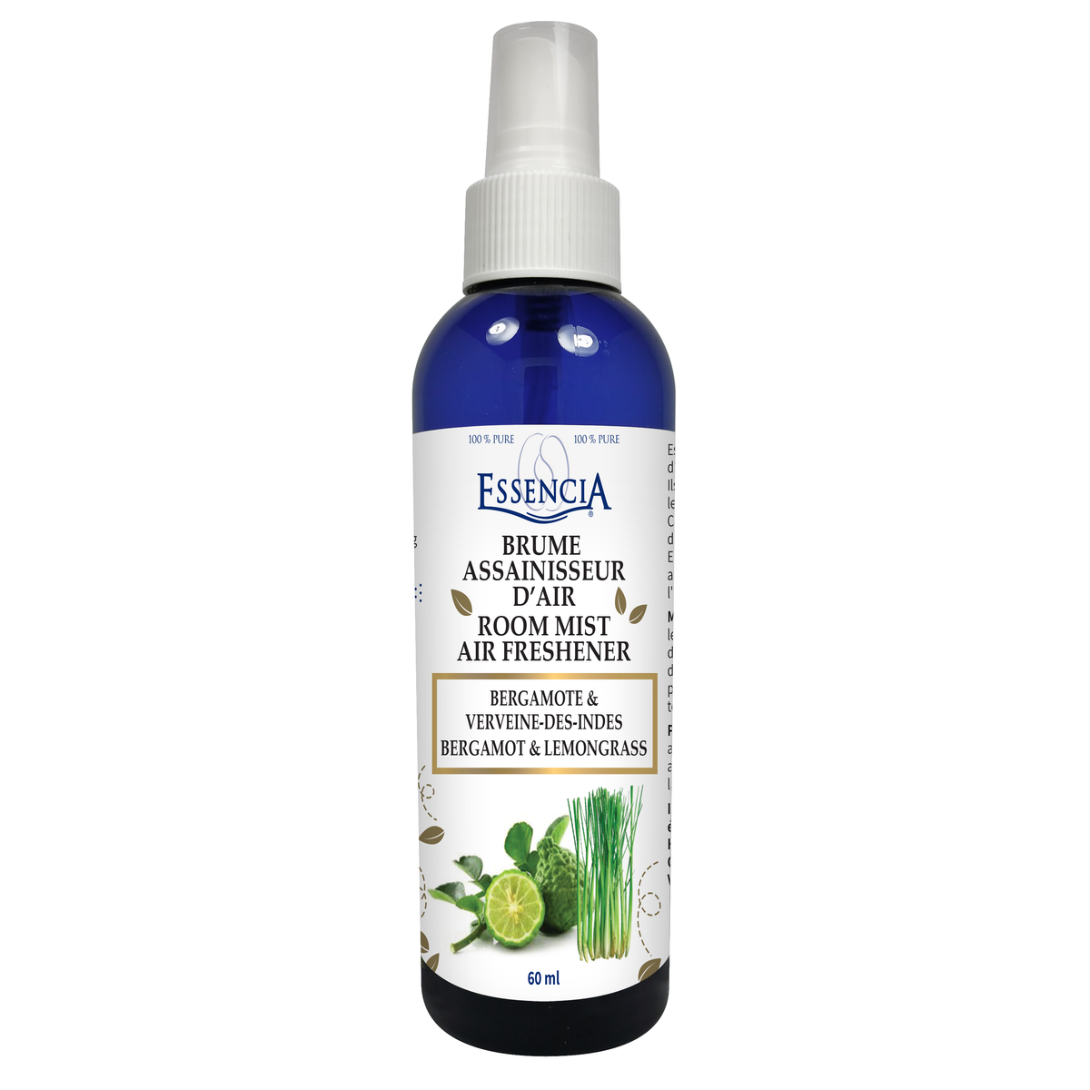 Essencia Bergamot & Lemongrass Mist 60ml