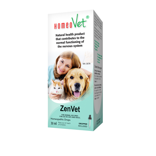 HomeoVet ZenVet Homeopathic Drops for Pets, 30ml