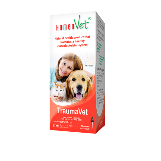 HomeoVet TraumaVet Homeopathic Drops for Cats and Dogs, 30ml