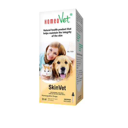 HomeoVet SkinVet Homeopathic Drops for Cats and Dogs, 30ml