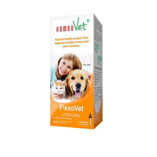 HomeoVet FlexoVet Homeopathic Drops for Cats and Dogs, 30ml