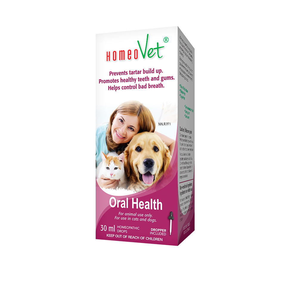 HomeoVet Oral Health Homeopathic Drops for Cats and Dogs, 30ml