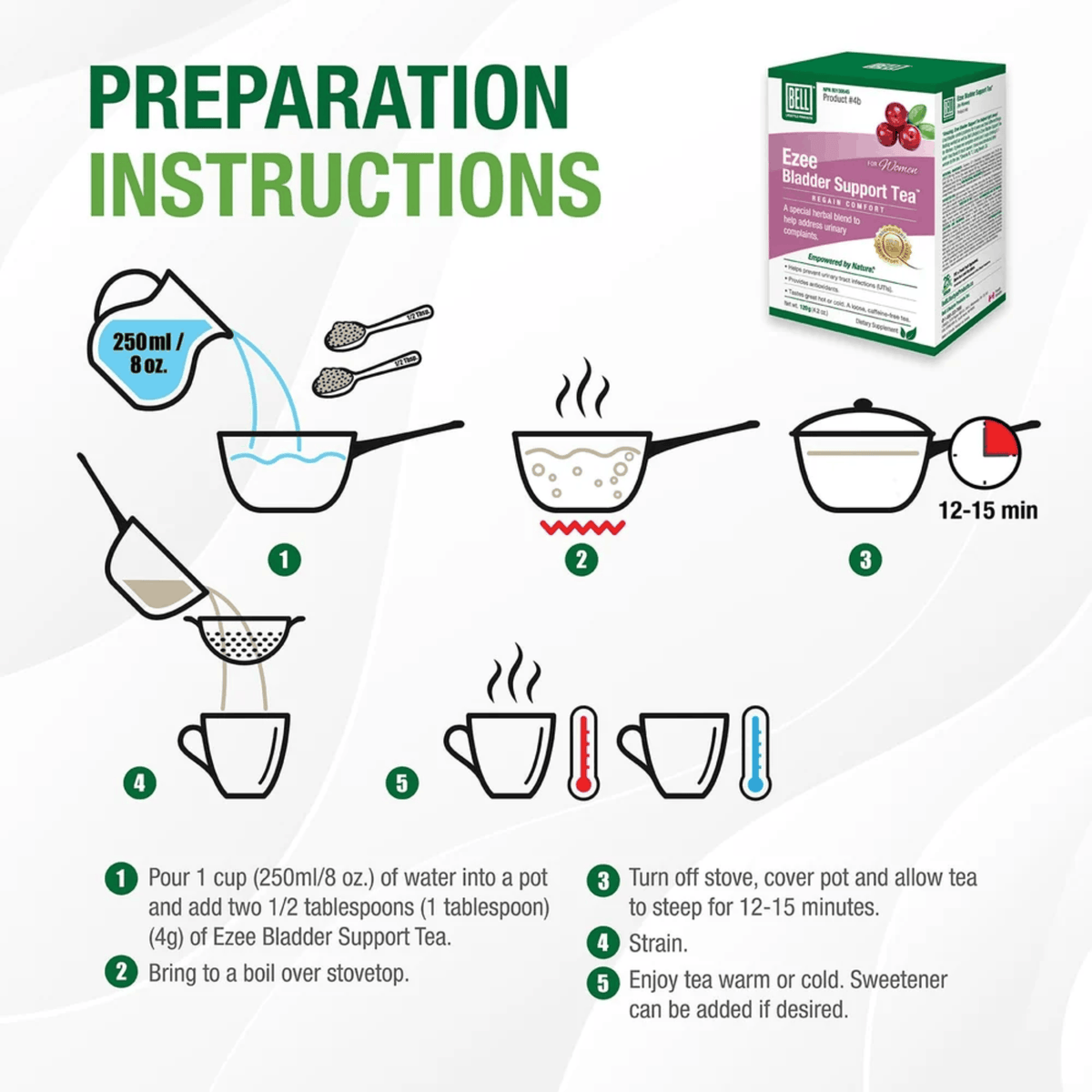 120g | Bell Ezee Bladder Support Tea