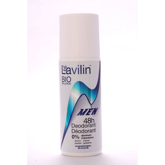Lavilin 48H Roll-On Deodorant, Aluminum-Free and Water-Resistant, Men, Women, Teens, Sport or Fragrance Free - Men