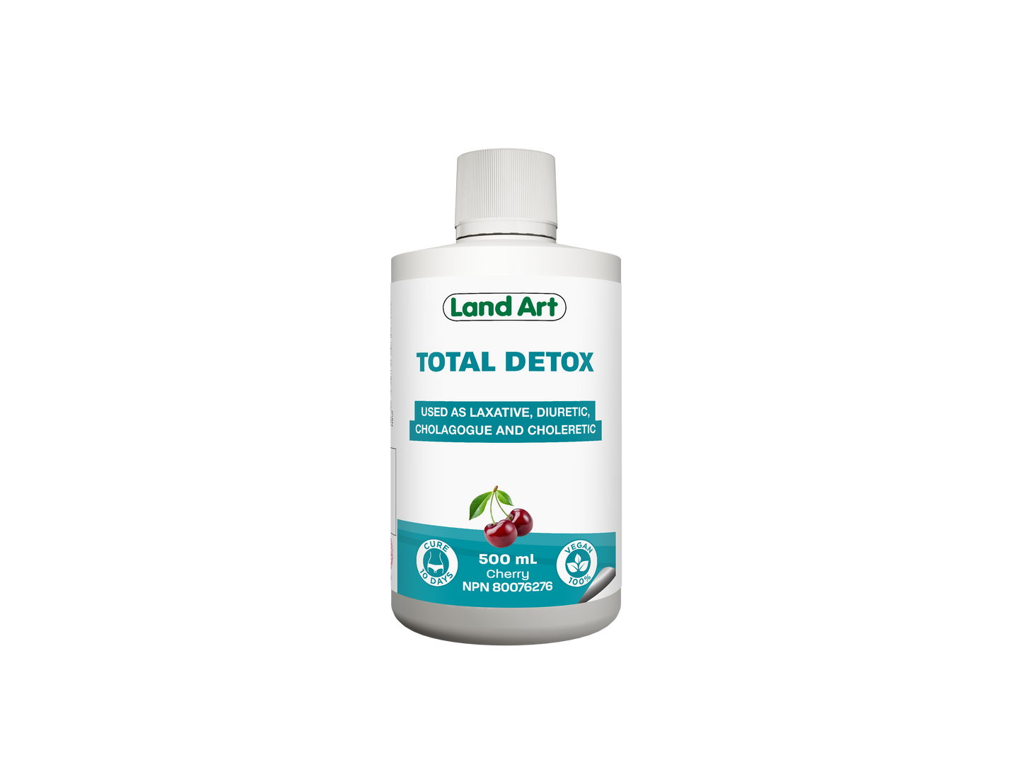 Land Art Total Detox Liquid, 500ml - 500ml