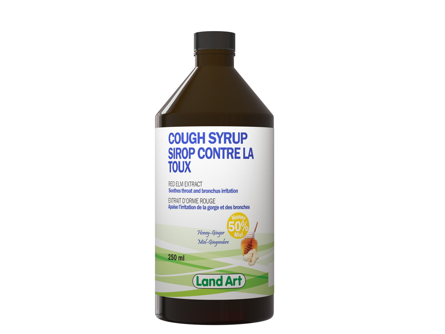 Land Art Red Elm Cough Syrup, 250ml - 250ml
