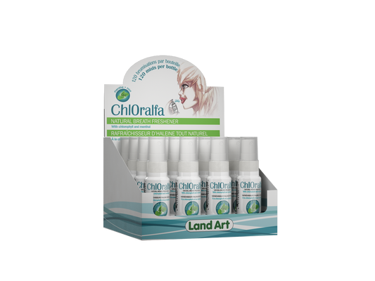 Land Art Chloralfa Breath Freshener Mint, 20ml, Case of 16 - Case of 16