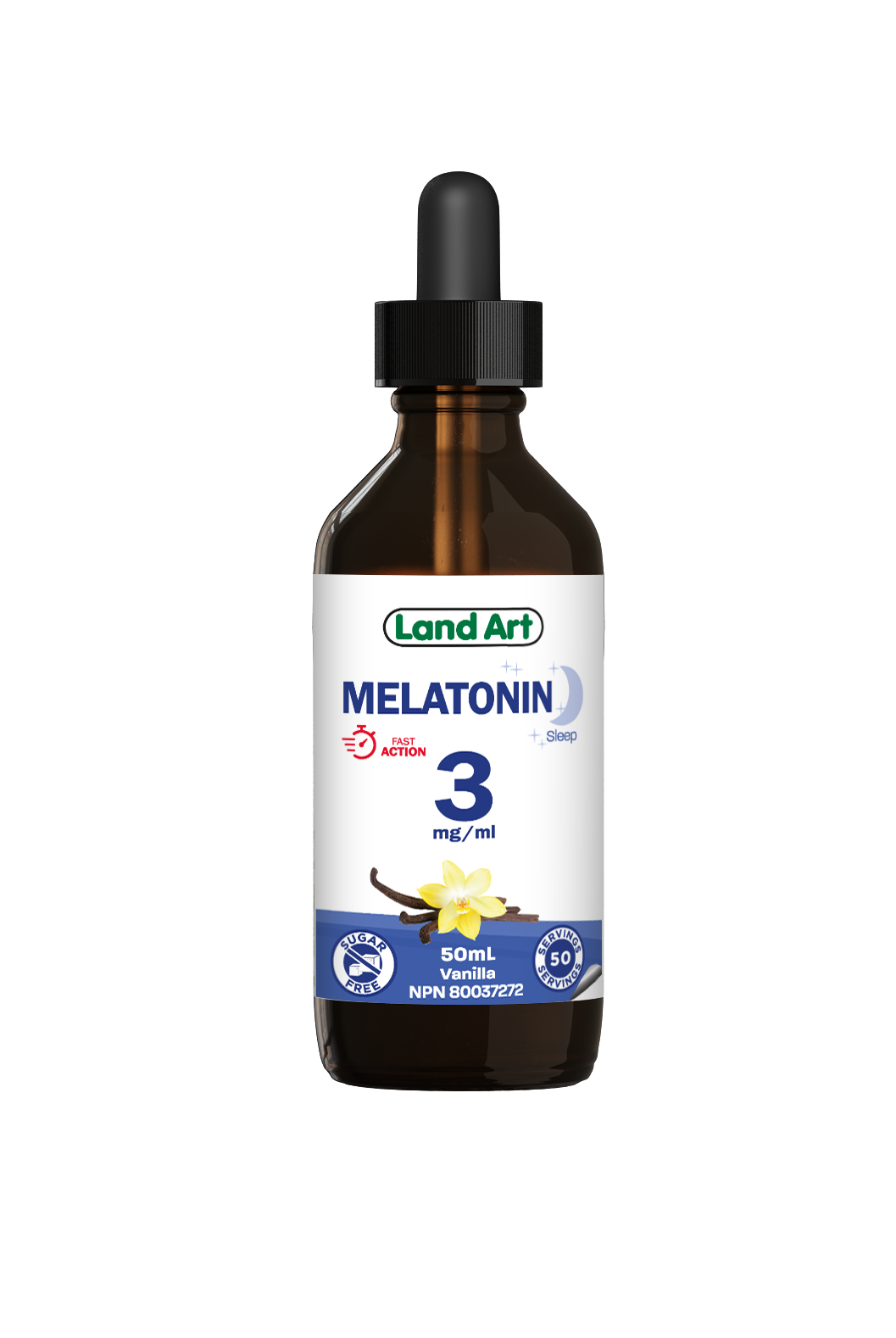 Land Art Melatonin 3mg Liquid - 50ml
