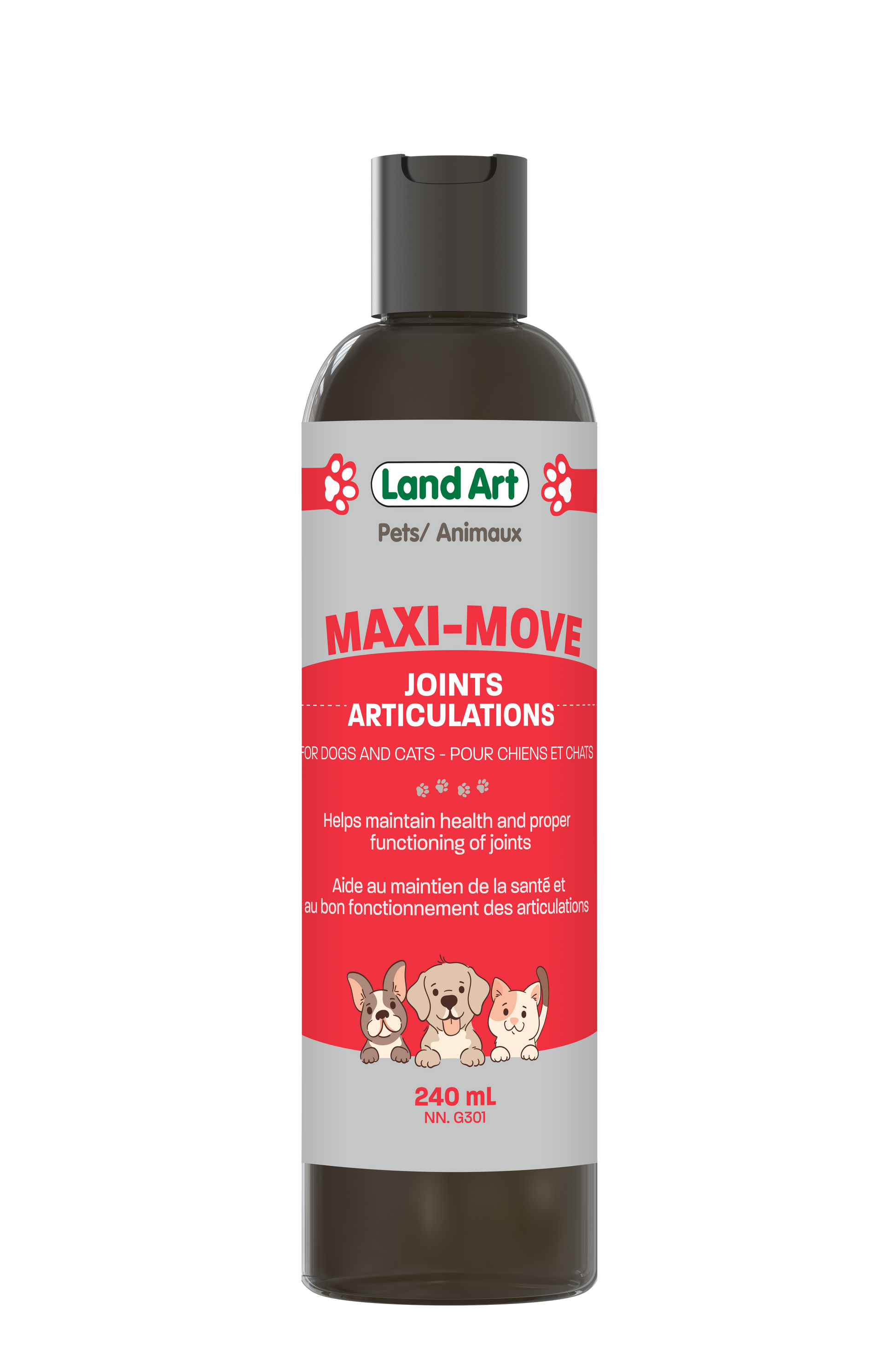 Land Art Maxi-Move For Pets, 240ml - 240ml