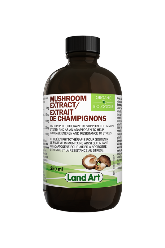 Land Art Organic Mushroom Extract, 250ml - 250ml