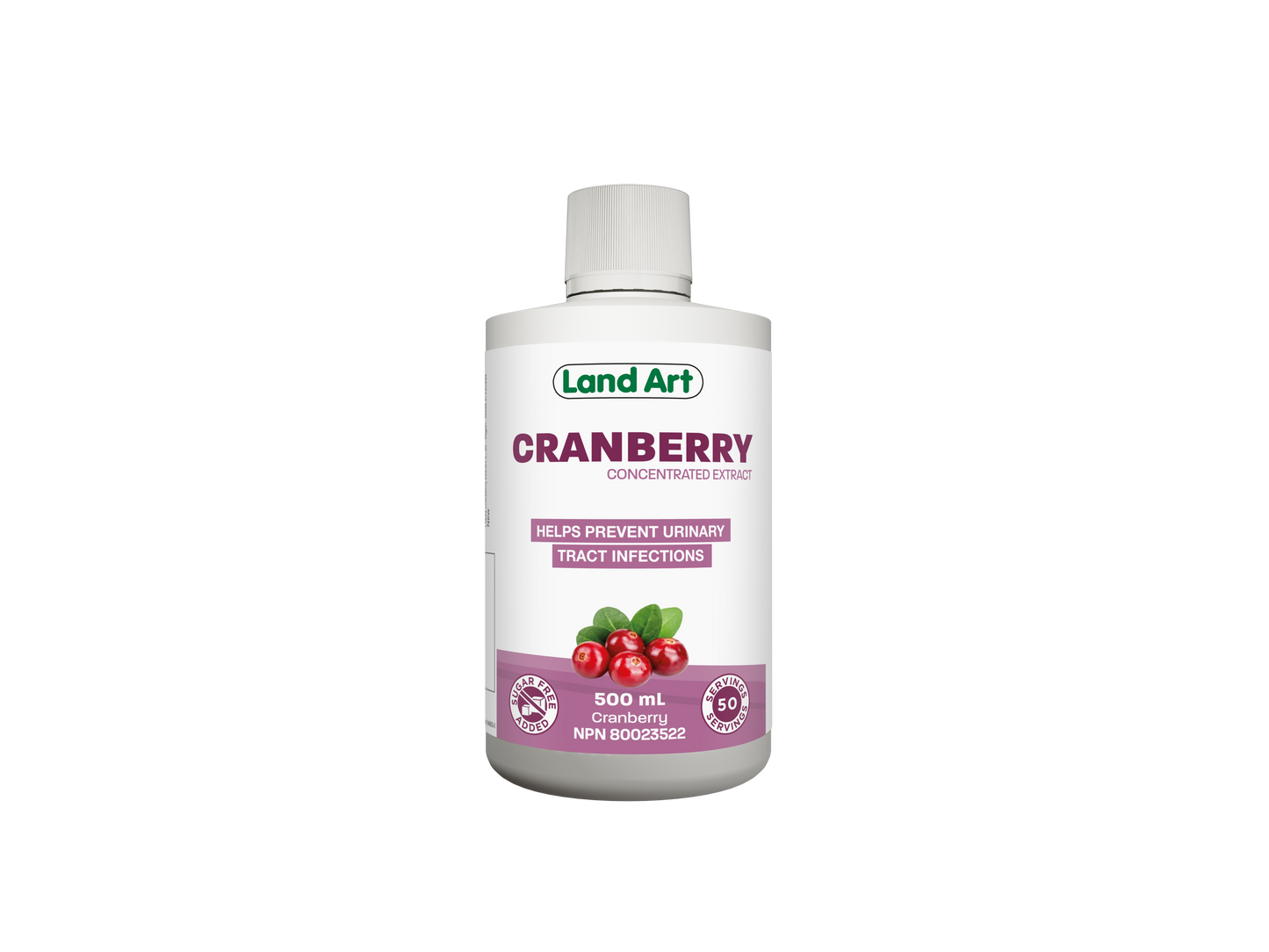 Land Art Concentrated Cranberry Extract, 500ml - 500ml
