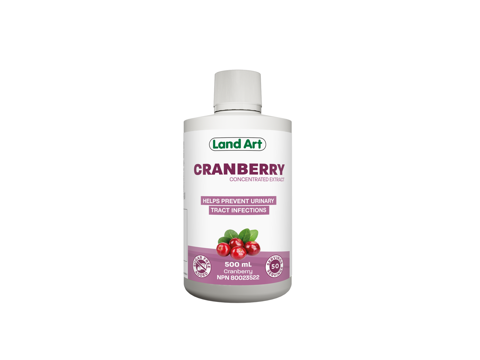Land Art Concentrated Cranberry Extract, 500ml - 500ml