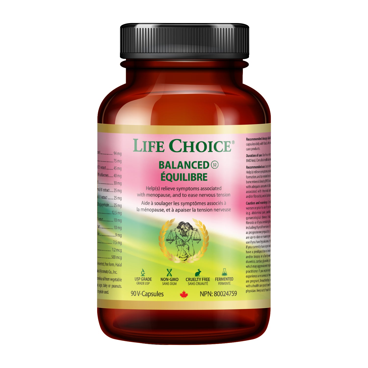 90 Vegetable Capsules | Life Choice Balanced 90 Vegetable Capsules