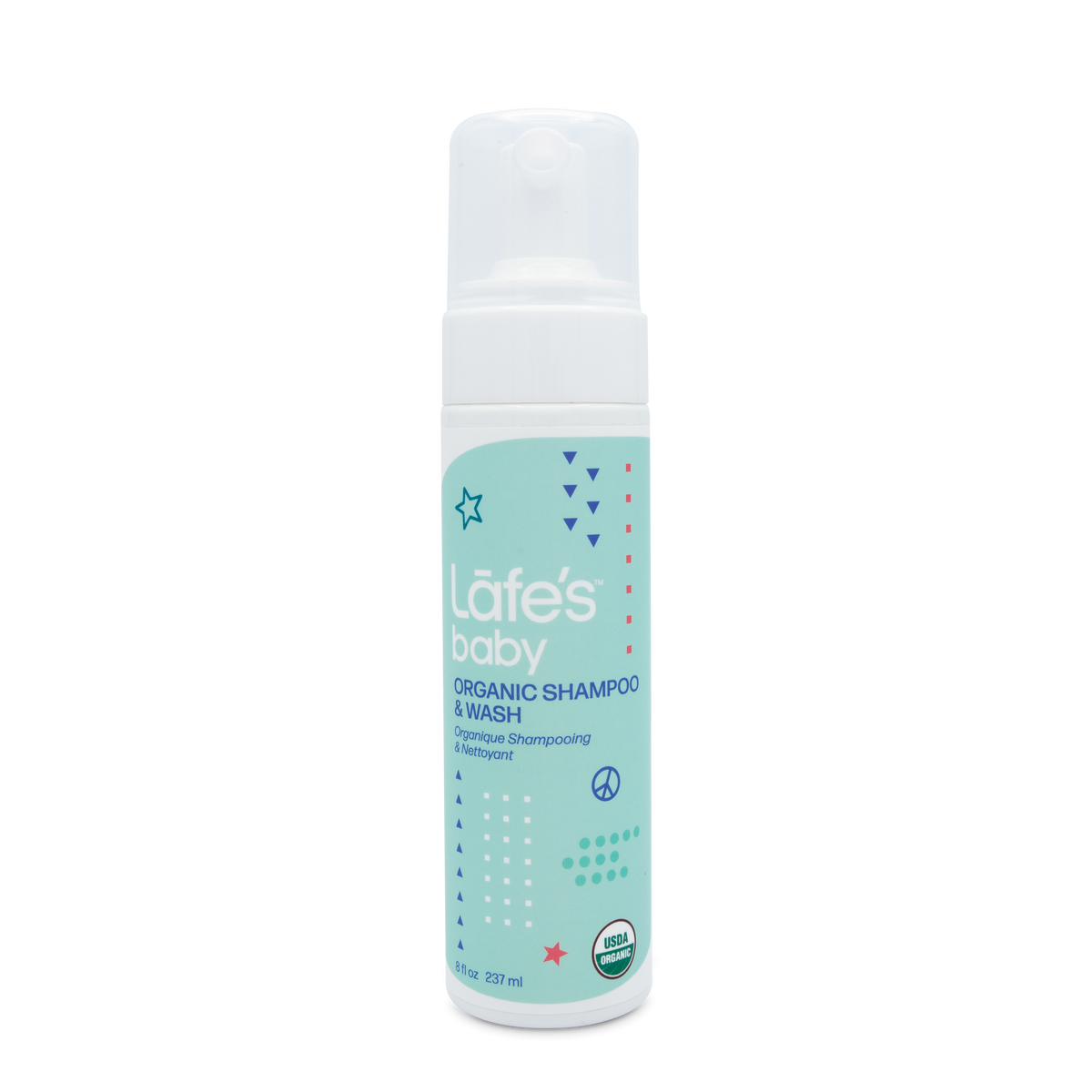 Lafe's Baby Shampoo & Wash, Jasmine and Grapefruit, with Organic Aloe and Shea, 237ml