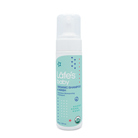 Lafe's Baby Shampoo & Wash, Jasmine and Grapefruit, with Organic Aloe and Shea, 237ml