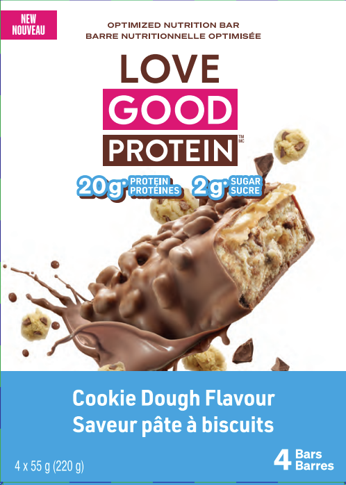 Cookie Dough 4-Pack | Love Good Fats Protein Bars Cookie Dough