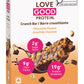 Chocolate Peanut 4-Pack | Love Good Fats Protein Crunch Bars Chocolate Peanut