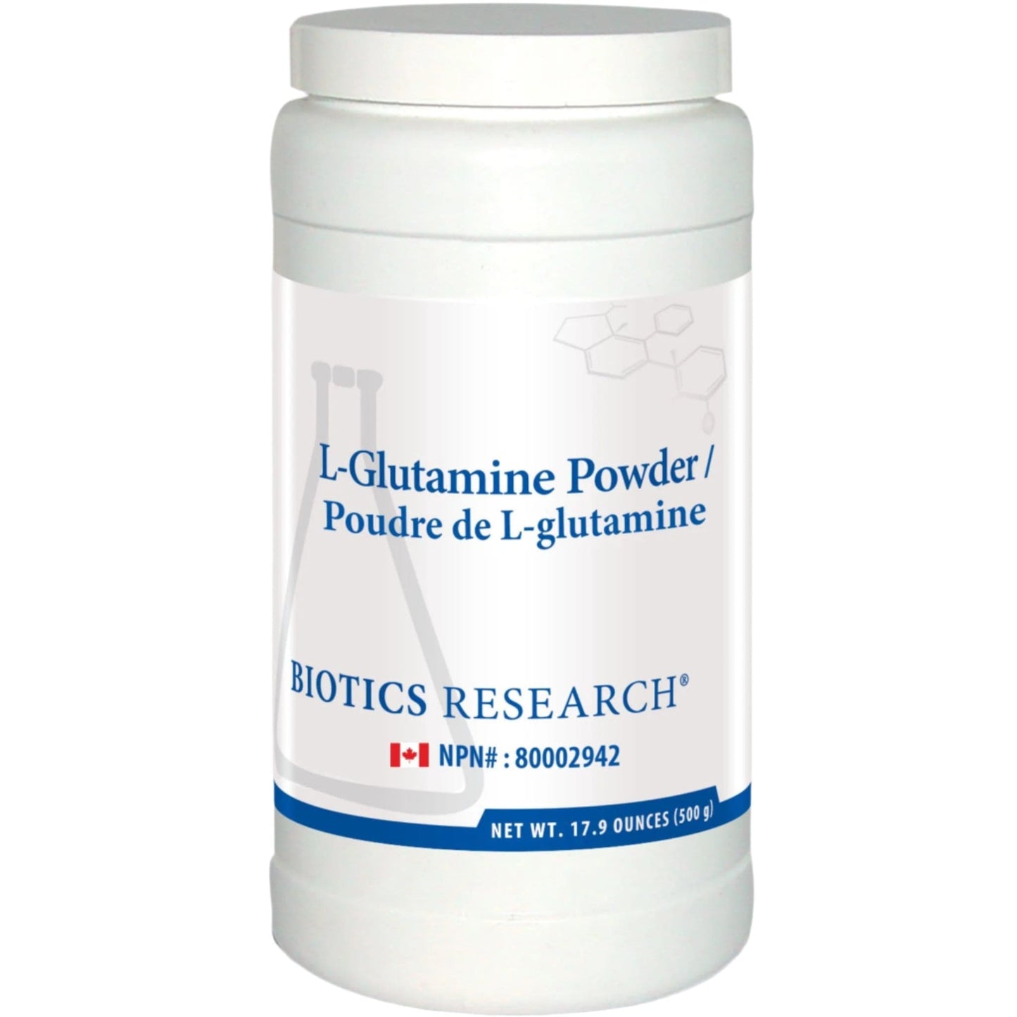 500g | Biotics Research L-Glutamine Powder