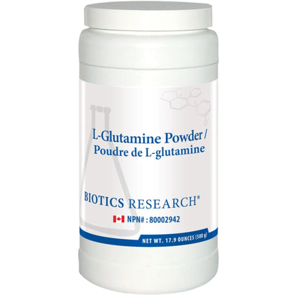 500g | Biotics Research L-Glutamine Powder