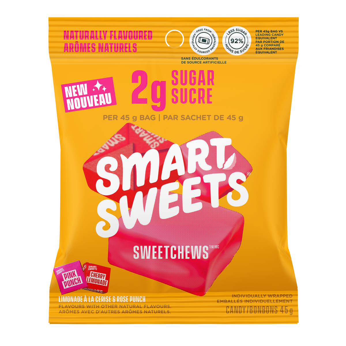 SmartSweets SweetChews, Case of 14 x 45g